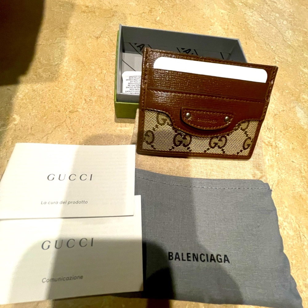 BALENCIAGA X GUCCI CARD HOLDER